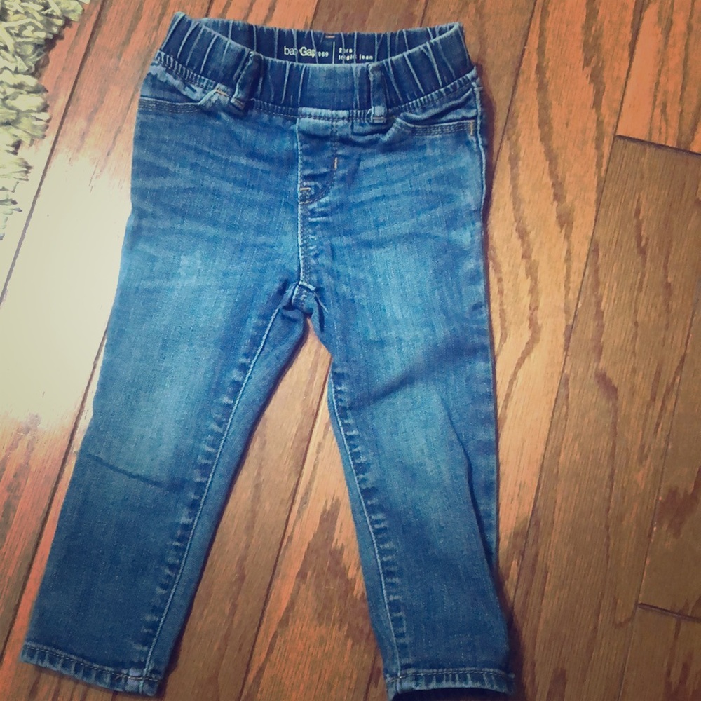 Baby gap medium wash jean leggings